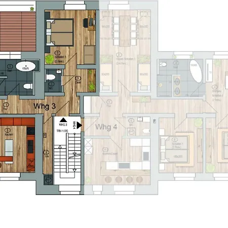 Wohnen Im Schloss - Alter Bahnhof Von 아파트 *